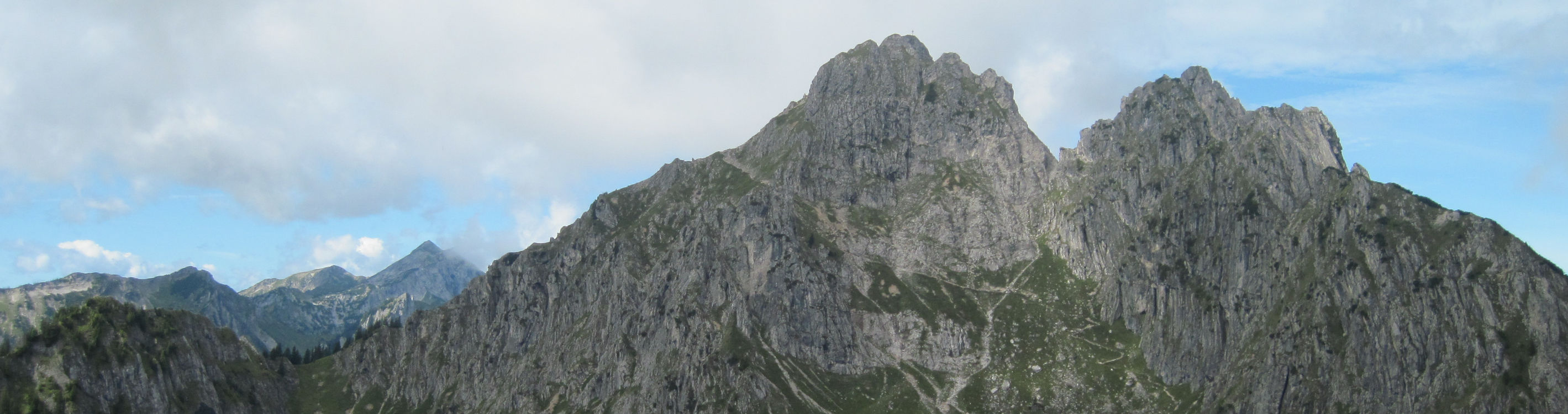 Die Große Klammspitze im Ammergebirge.