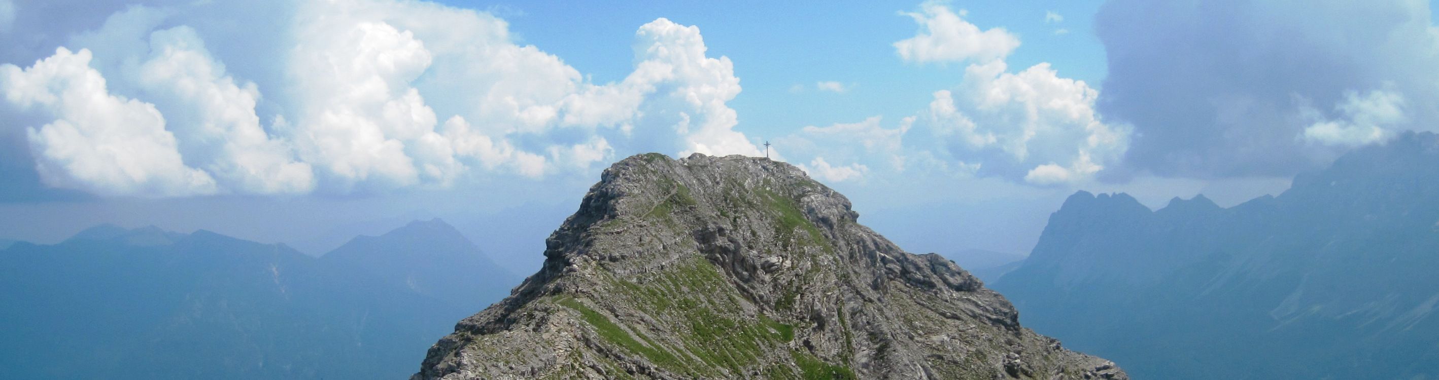 Der Gipfel des Daniel im Ammergebirge.