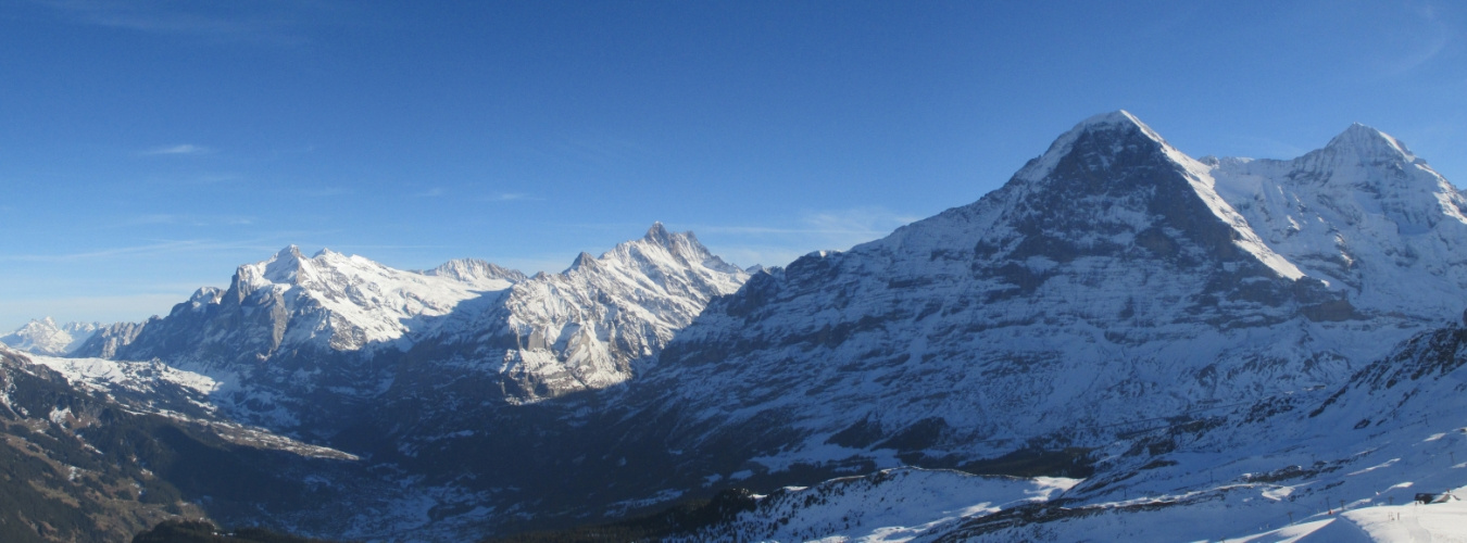 Grindelwald und die Eiger-Nordwand.