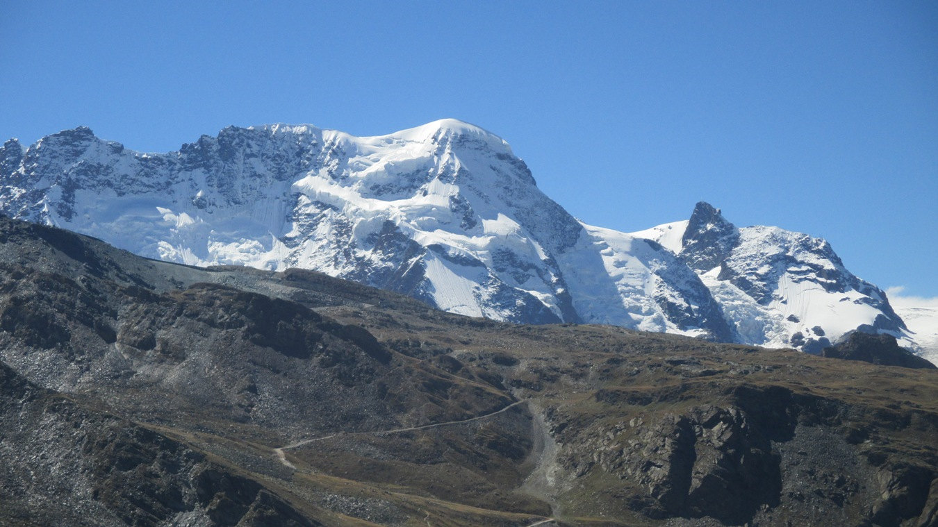 Das Breithorn bei Zermatt.