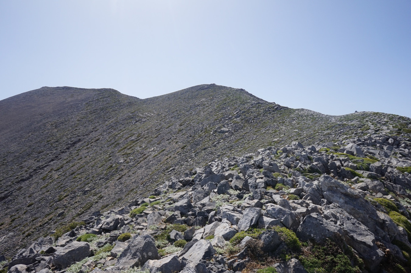 Der Rücken des Melindaoú in den Lefka Ori auf Kreta.