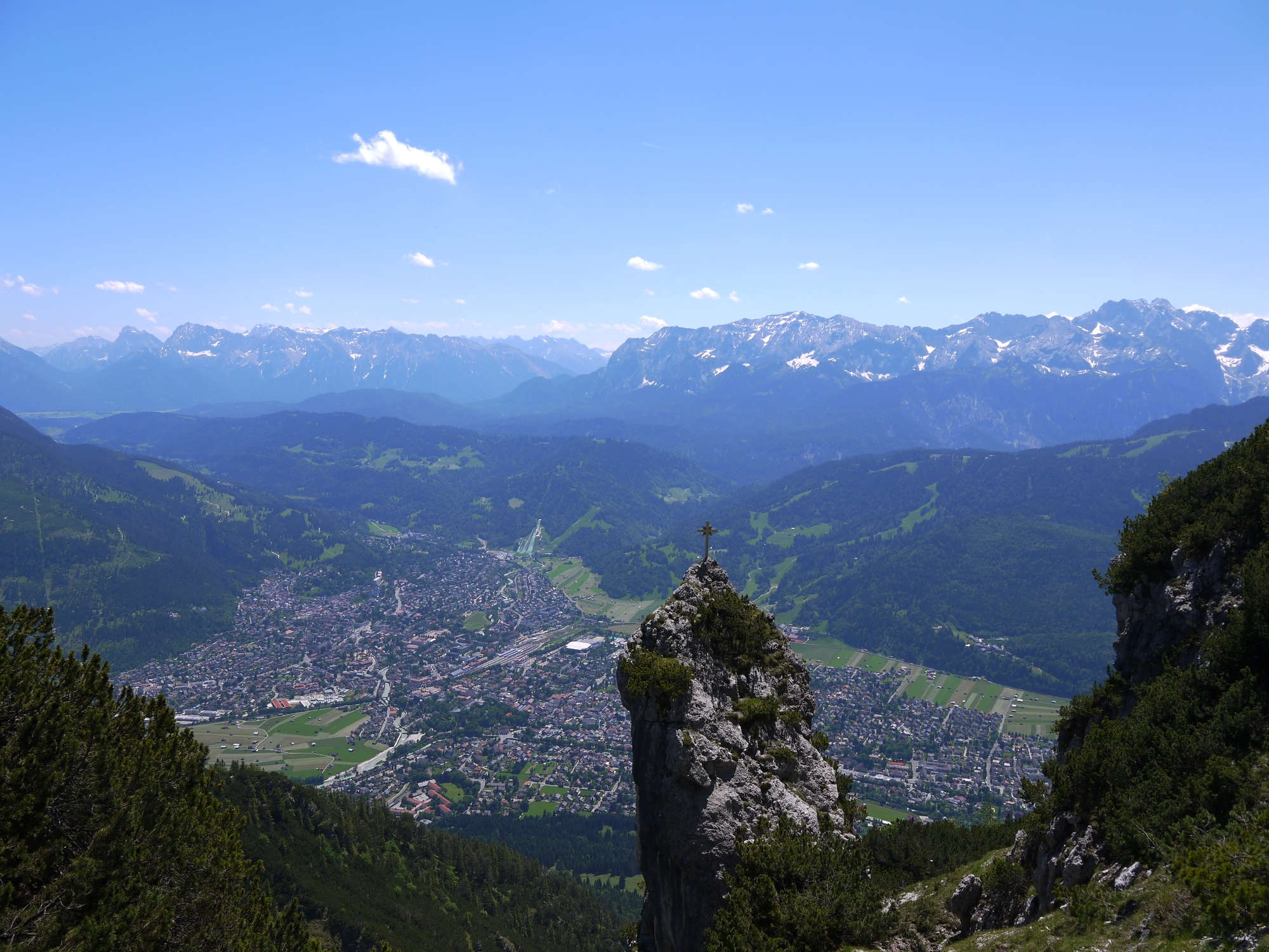 Die Felsnadel bei Garmisch-Partenkirchen.