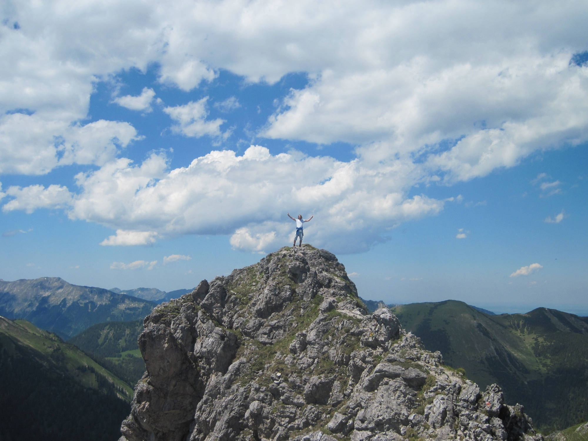 Der eigentliche Gipfel der Kramerspitze.
