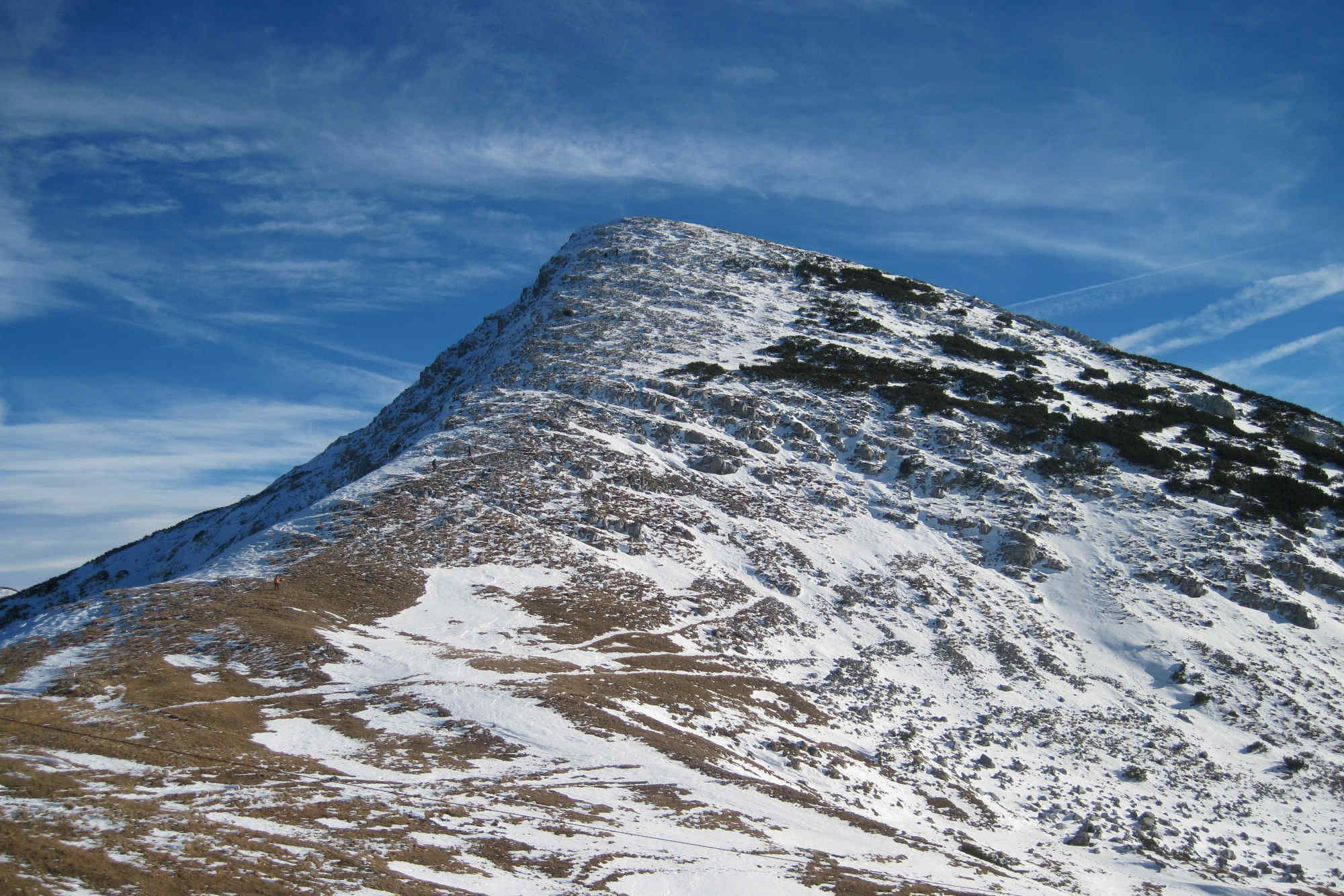 Der Gipfelaufbau des Krottenkopf.