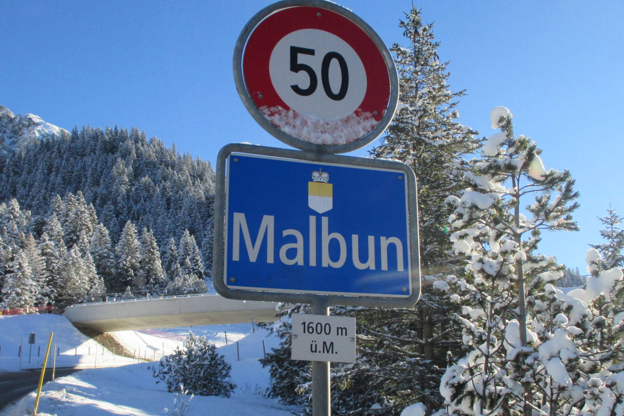 Der Skiort Malbun in Liechtenstein.