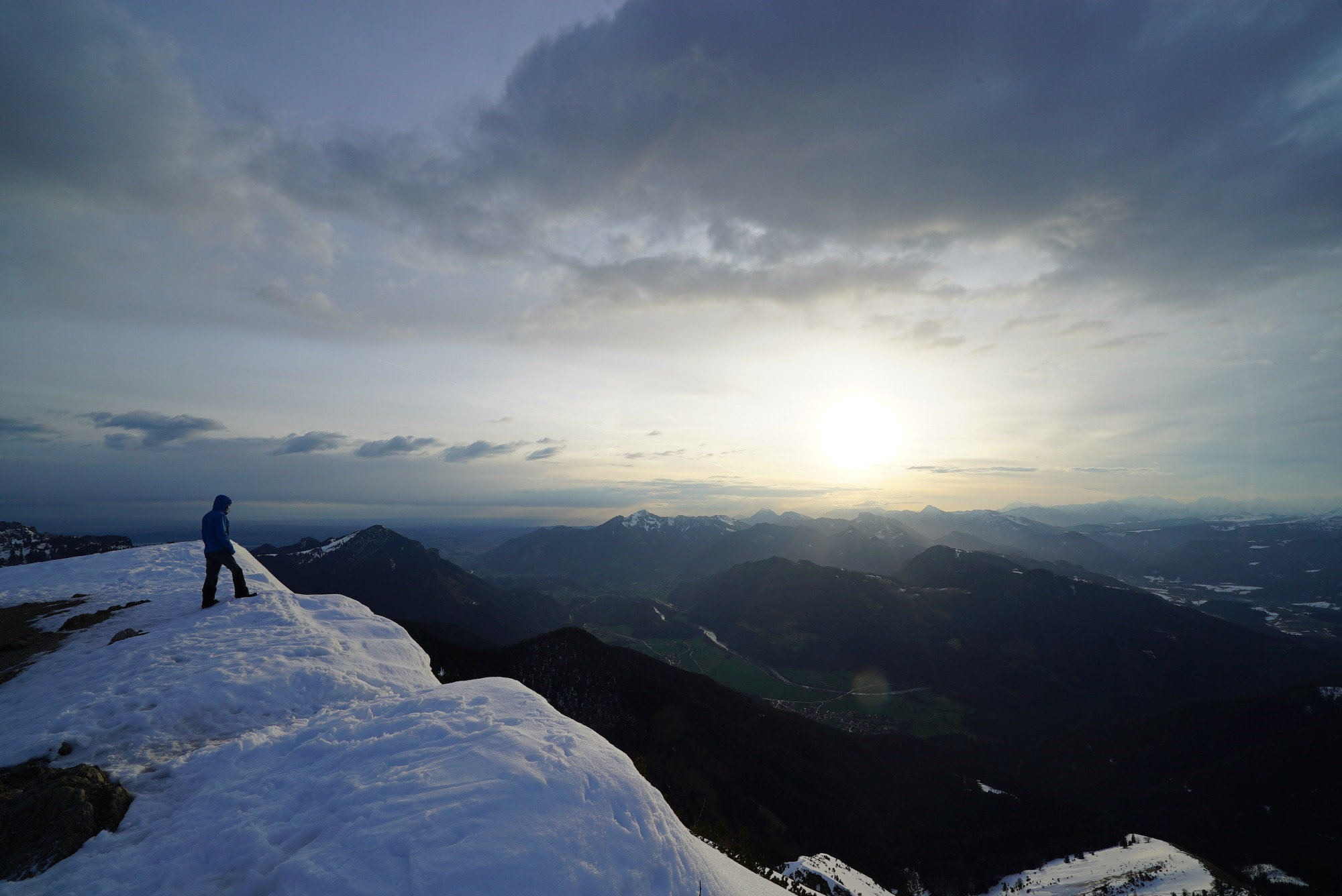 Ein Sonnenaufgang am Geigelstein.