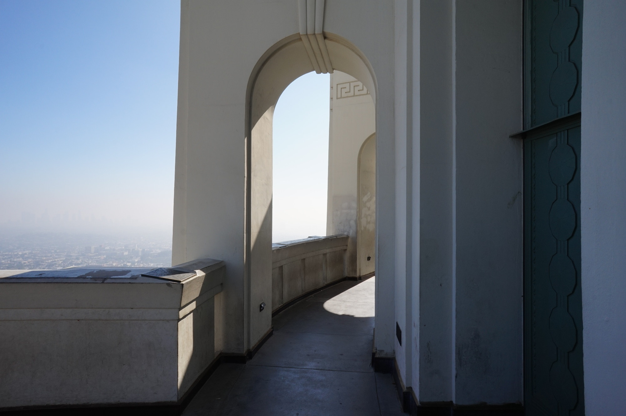 Die Bogengänge des Griffith-Observatoriums.
