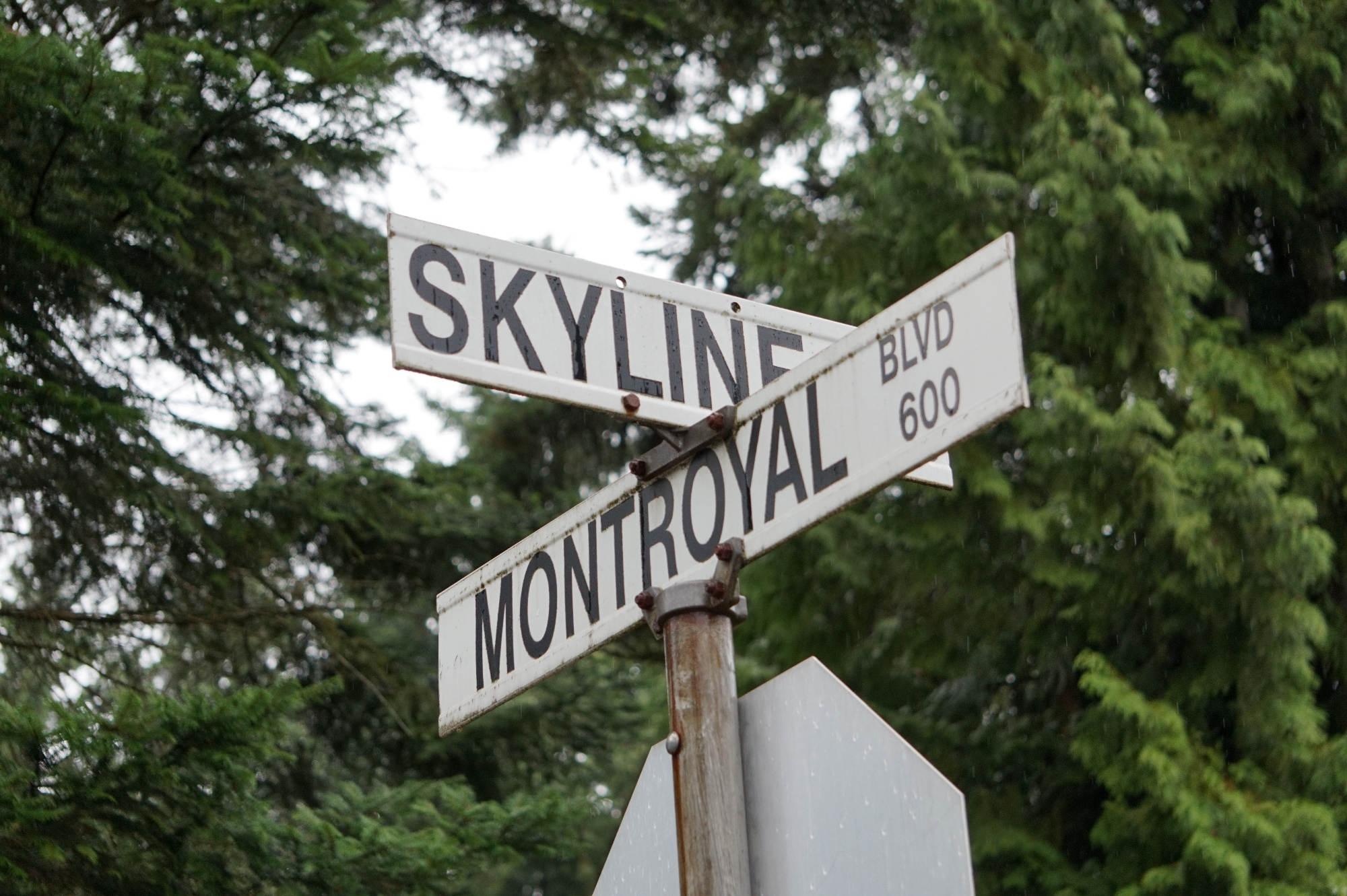 Der Skyline Drive am Fuße des Grouse Mountain.