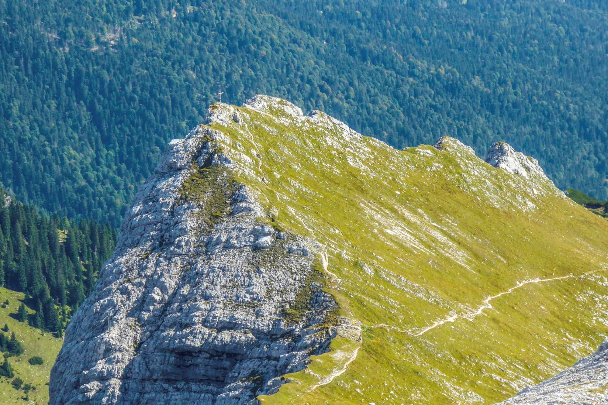 Der Bernadeinkopf im Wetterstein-Gebirge.
