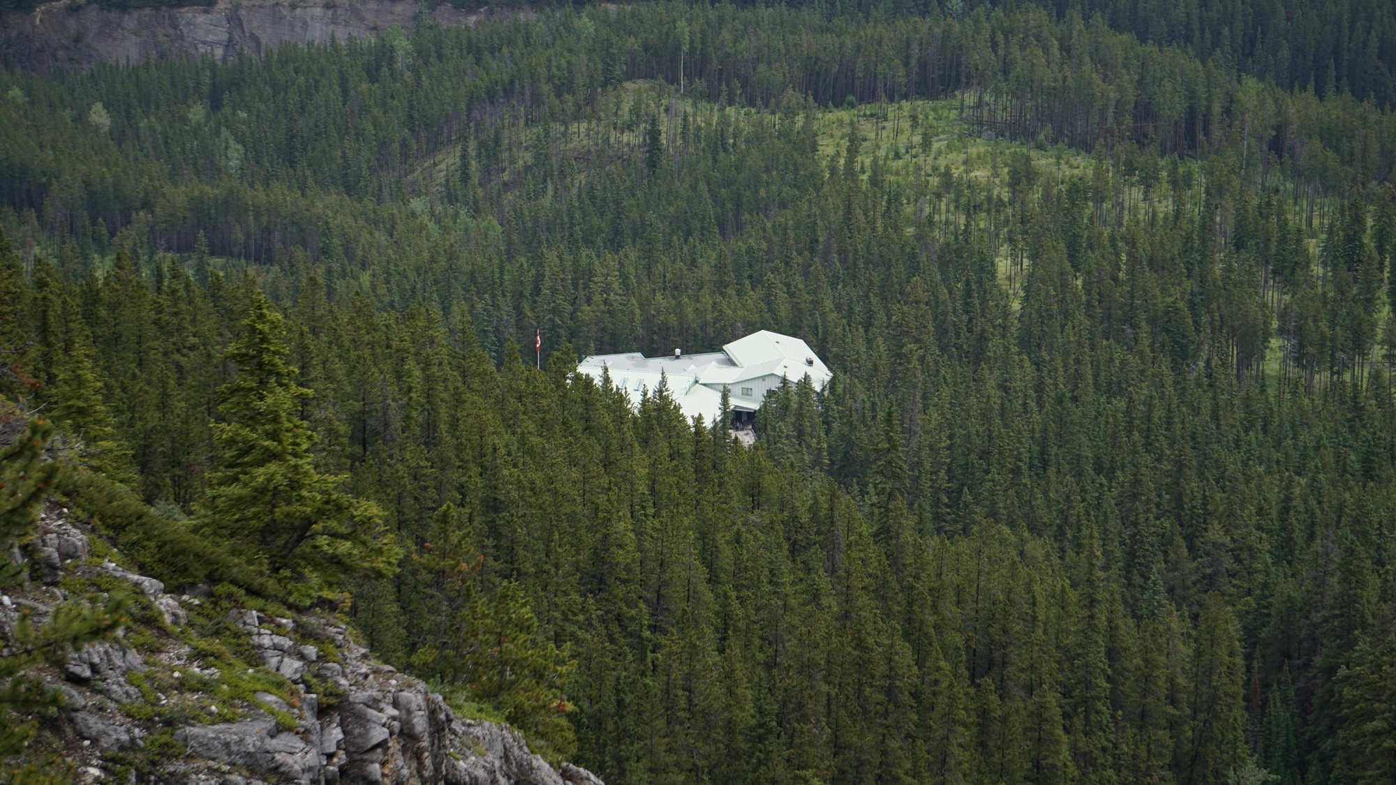 Die Talstation der Banff Gondola.