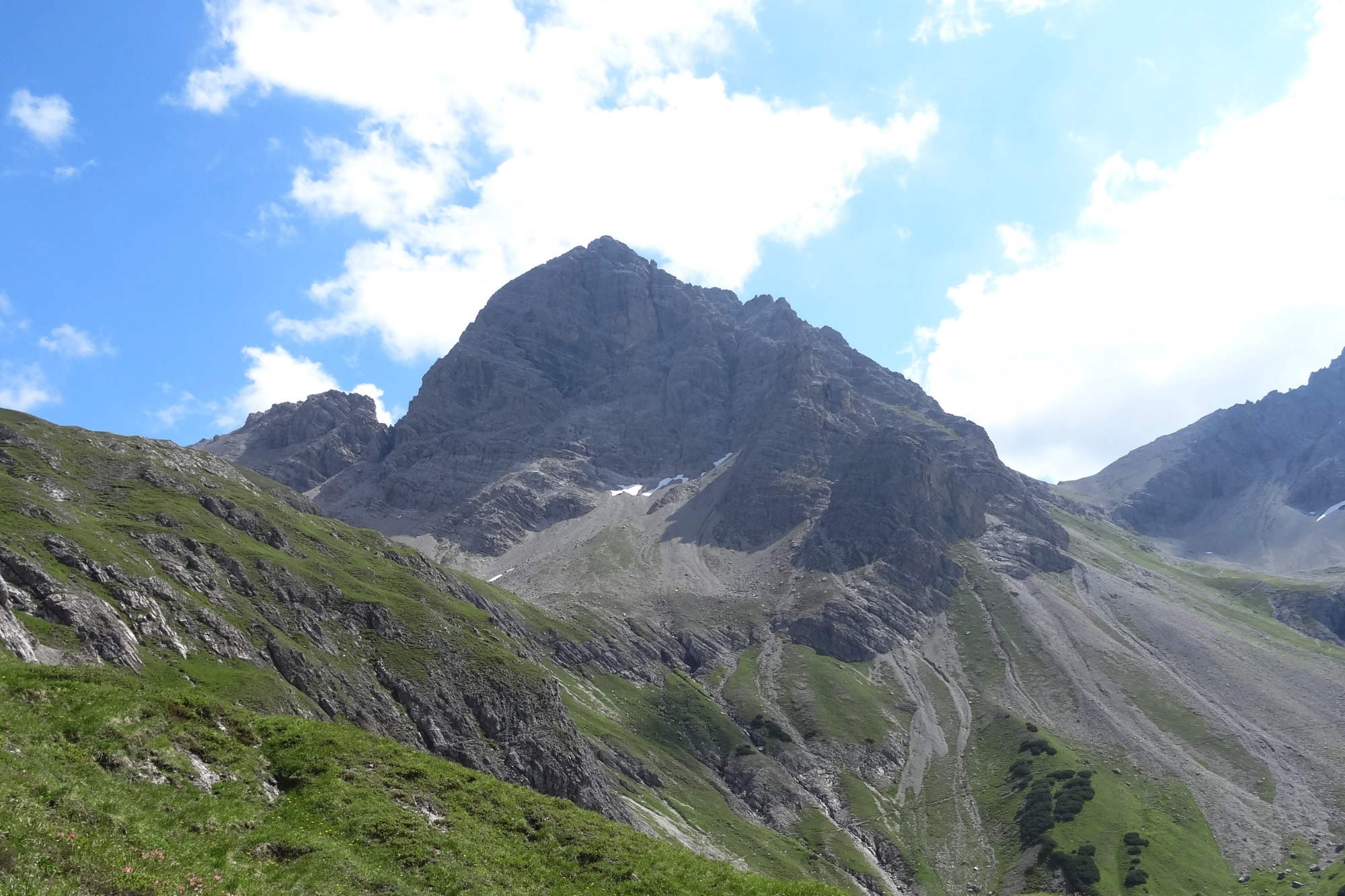 Der Große Krottenkopf in den Allgäuer Alpen.