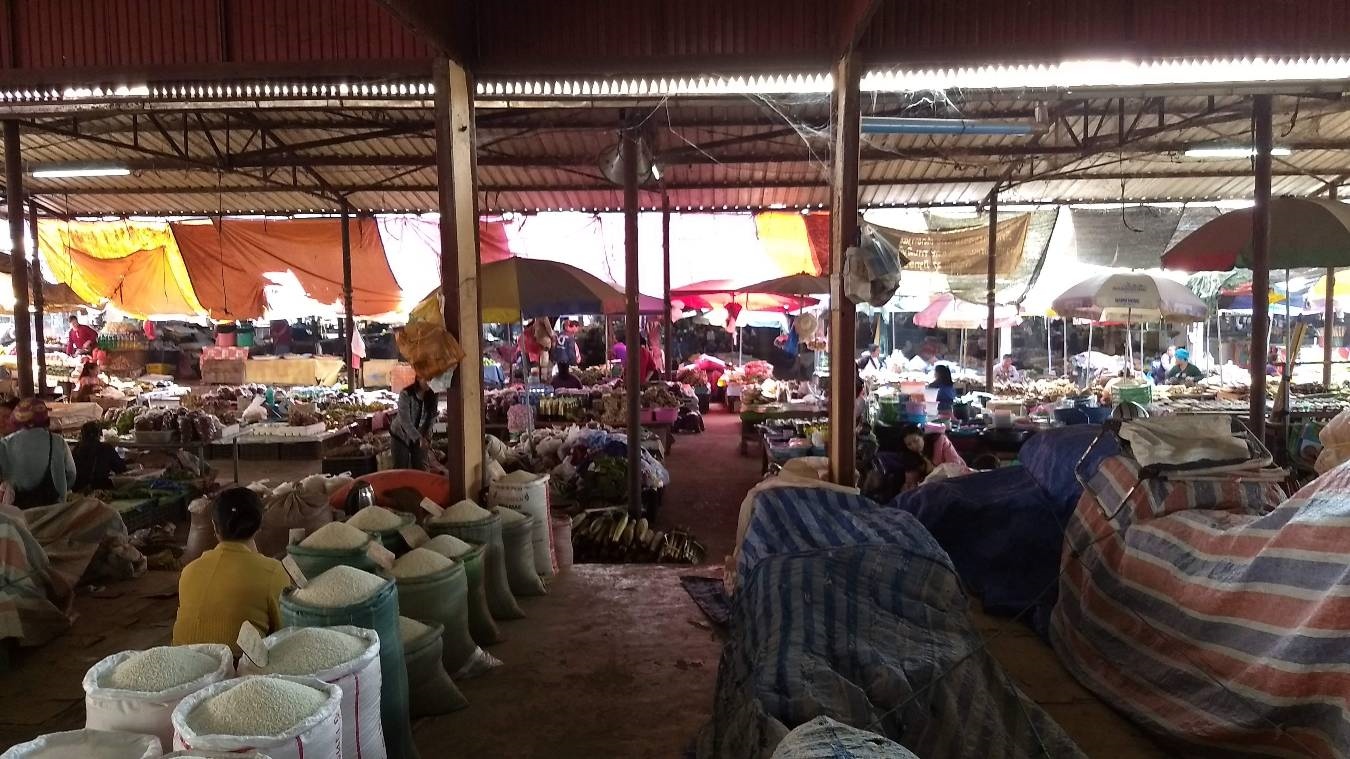 Der Markt in Luang Namtha.