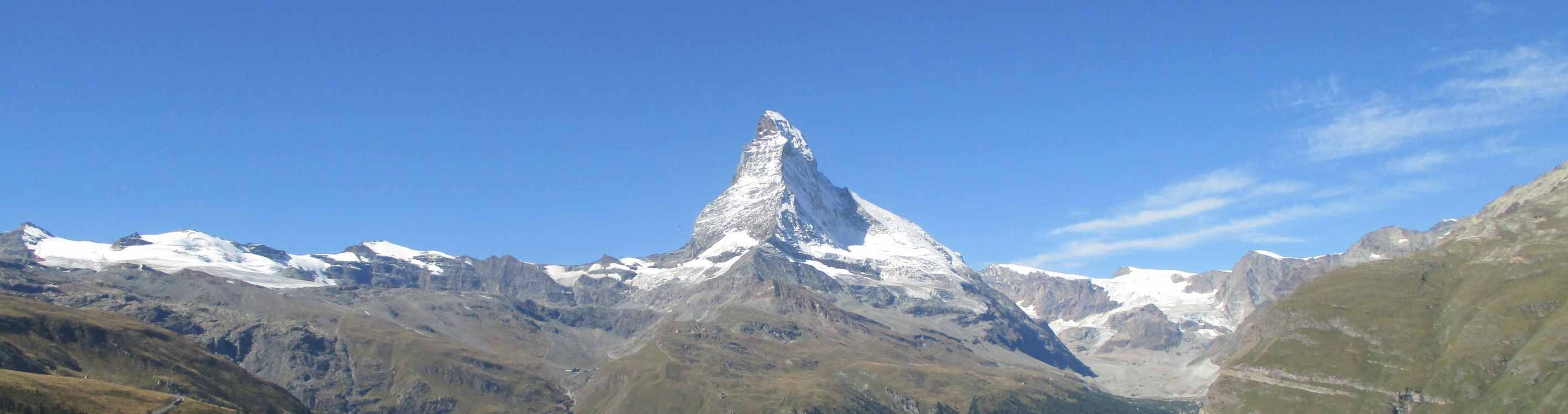 Das Matterhorn bei Zermatt.