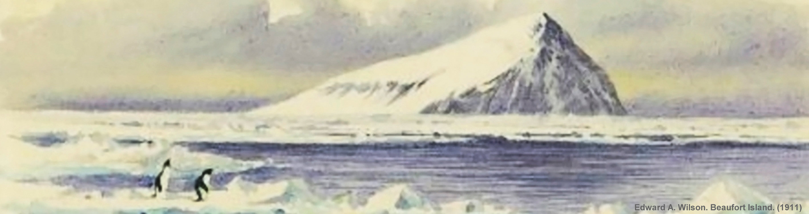 Edward A. Wilson. Beaufort Island. Ross Sea, Antarctica. 04. Januar 1911.