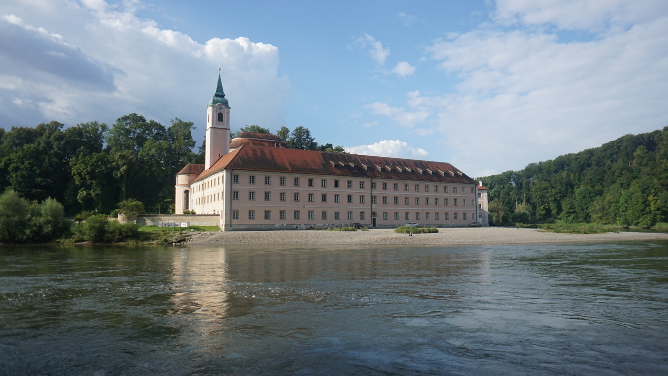 Das Kloster Weltenburg an der Donau.