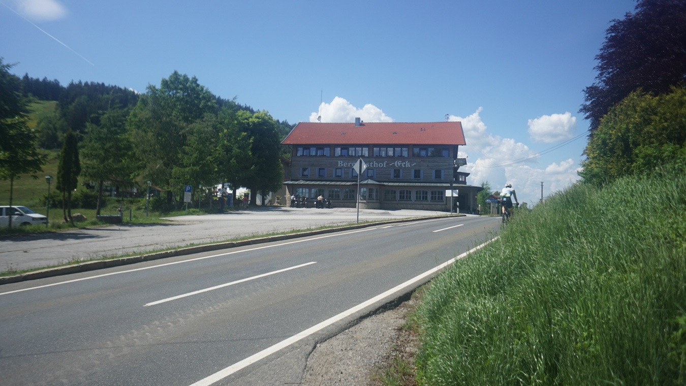 Das Gasthaus Eck im Bayerischen Wald.