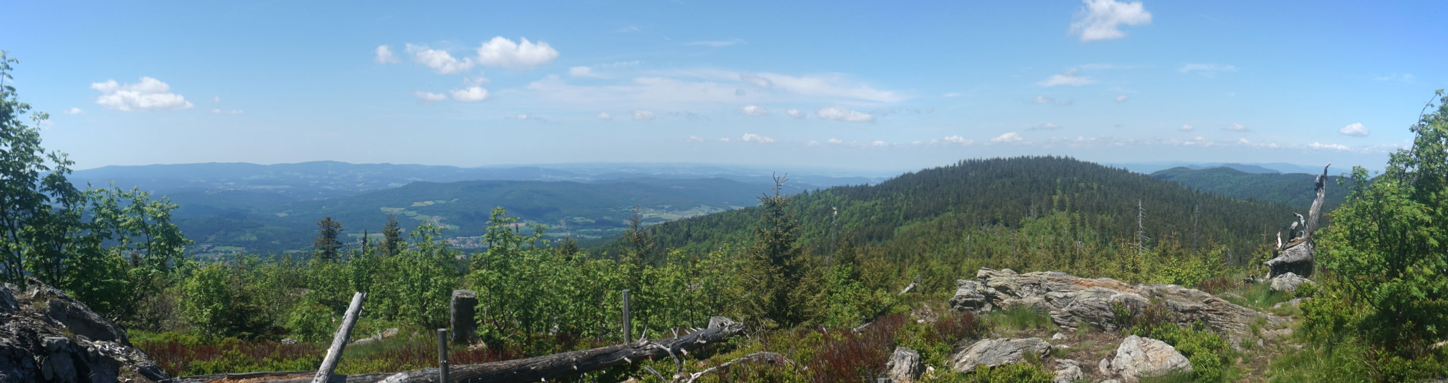 Der Blick vom Enzian hinüber zum Heugstatt.