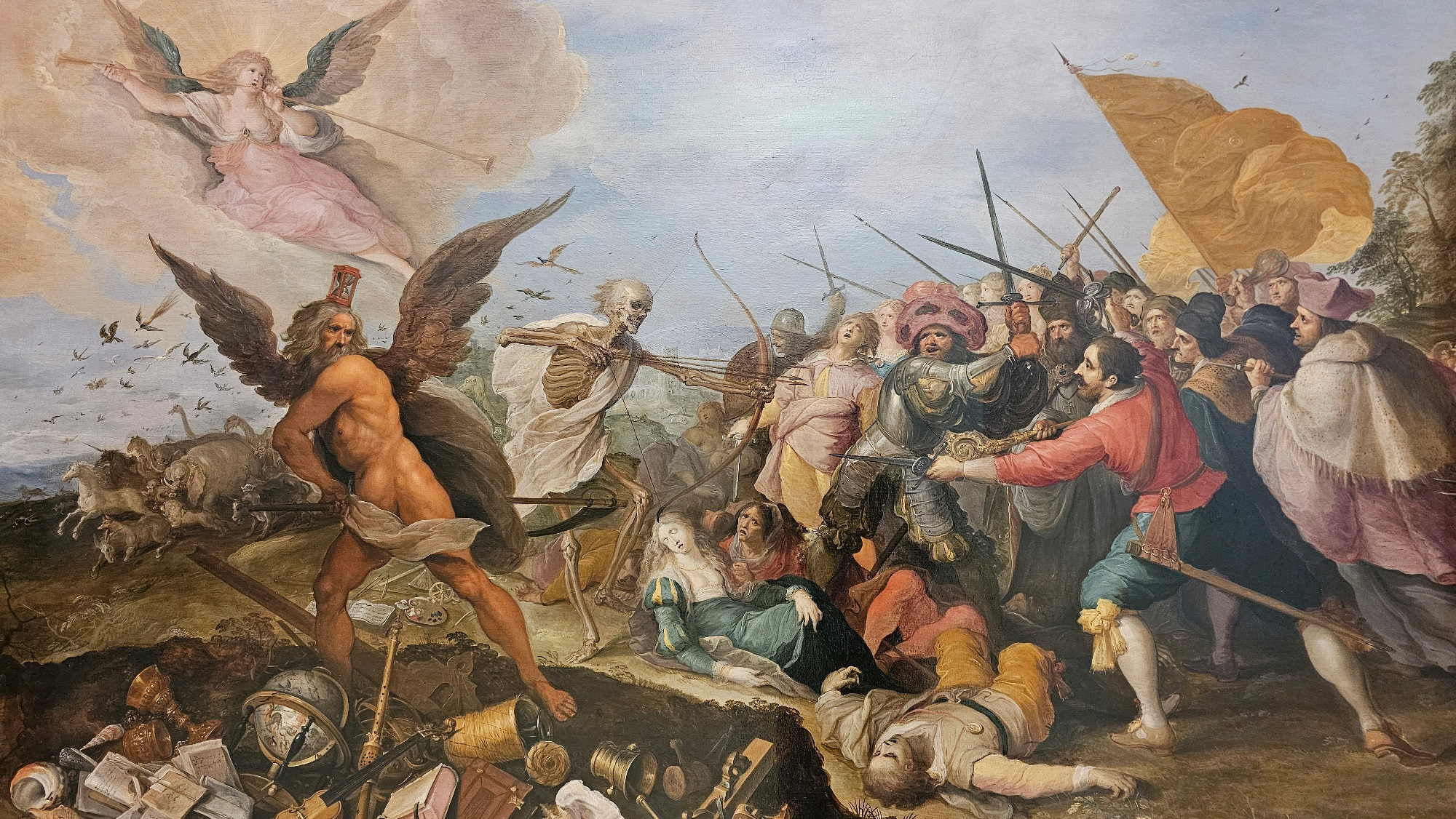 Frans Franckens »Kampf der Zeit gegen den Tod«.