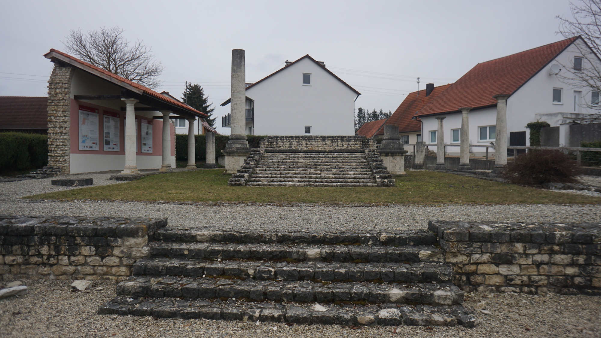 Der Apollo-Grannus-Tempel in Faimingen.